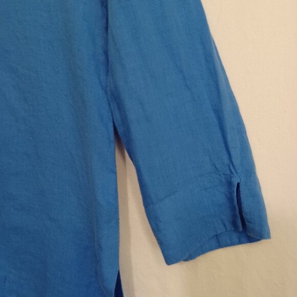 Lilly Pulitzer 100% Linen Beaded Tunic - Picture 5 of 10